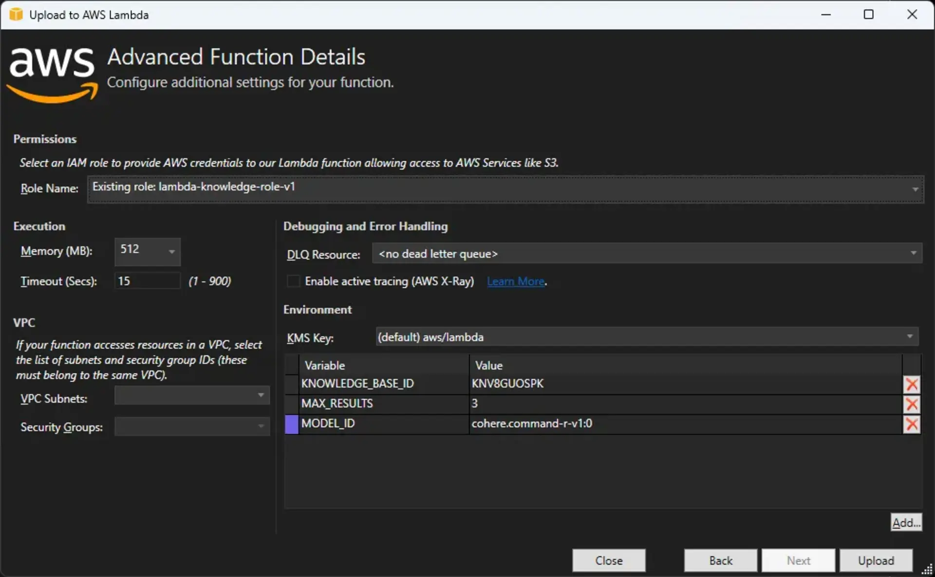 Deploy Lambda. Passo 2